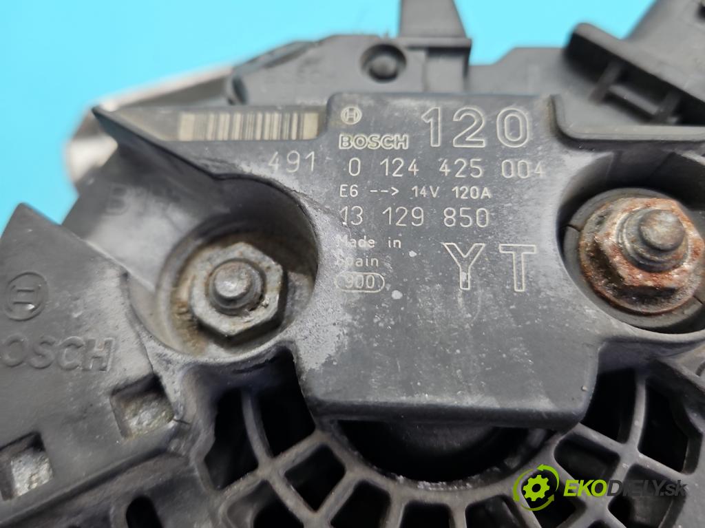 Opel Vectra C 2002-2008 2.2 16V 155 HP manual 114 kW 2198 cm3 5- Alternator 0124425004 (Alternátor)