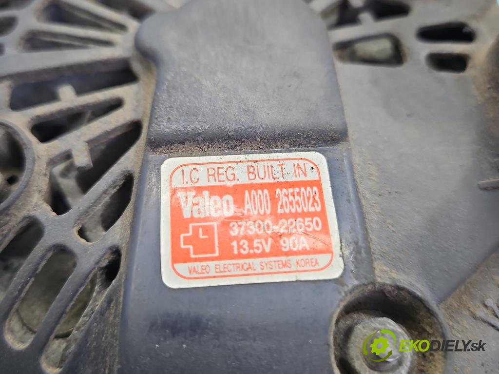Kia Carens II 2002-2006 2.0 16V 139 HP manual 102 kW 1975 cm3 5- Alternator 37300-22650 (Alternátor)