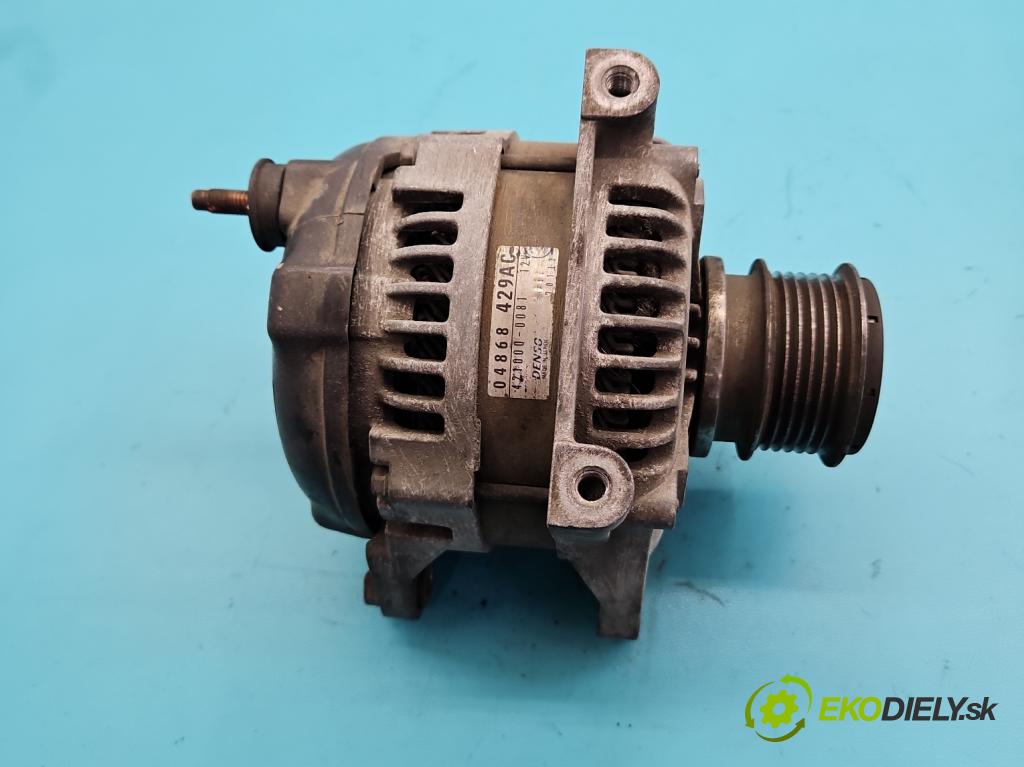 Chrysler Voyager IV 2000-2007 2.5 CRD 141 HP manual 104 kW 2499 cm3 5- Alternator 04868429AC (Alternátor)