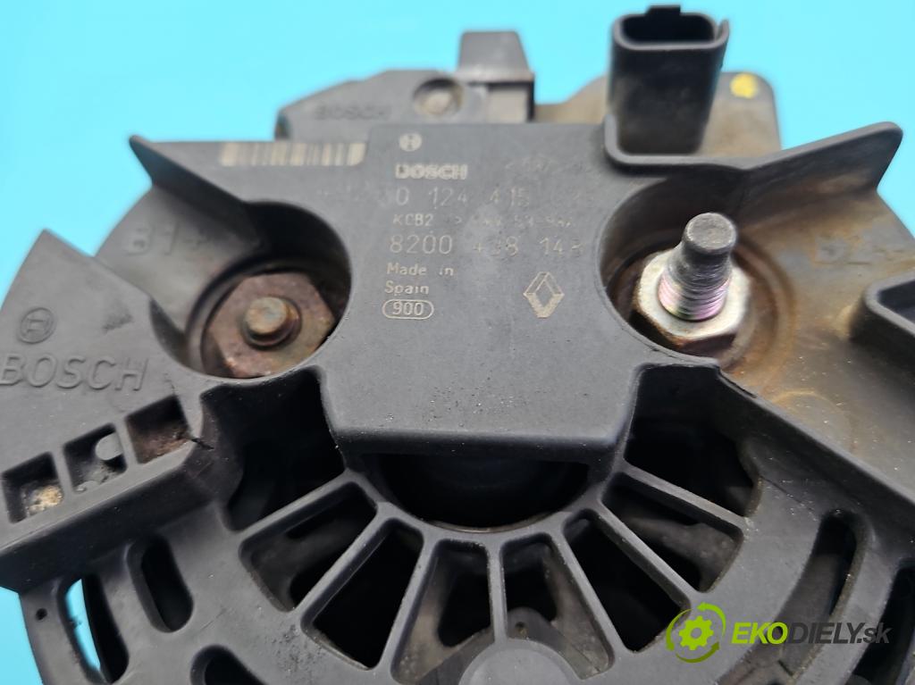 Dacia Logan I 2005-2014 1.6 8V 87 HP manual 64 kW 1598 cm3 4- Alternator 8200438148 (Alternátor)