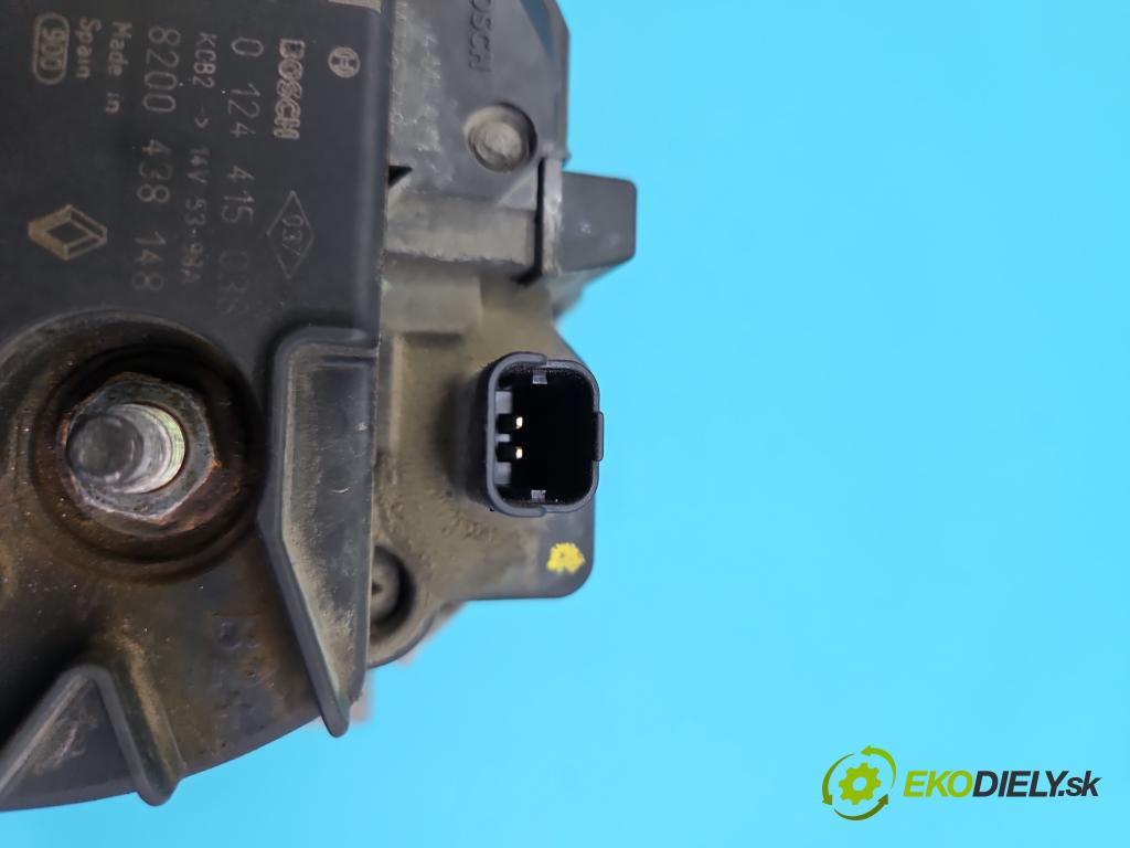 Dacia Logan I 2005-2014 1.6 8V 87 HP manual 64 kW 1598 cm3 4- Alternator 8200438148 (Alternátor)