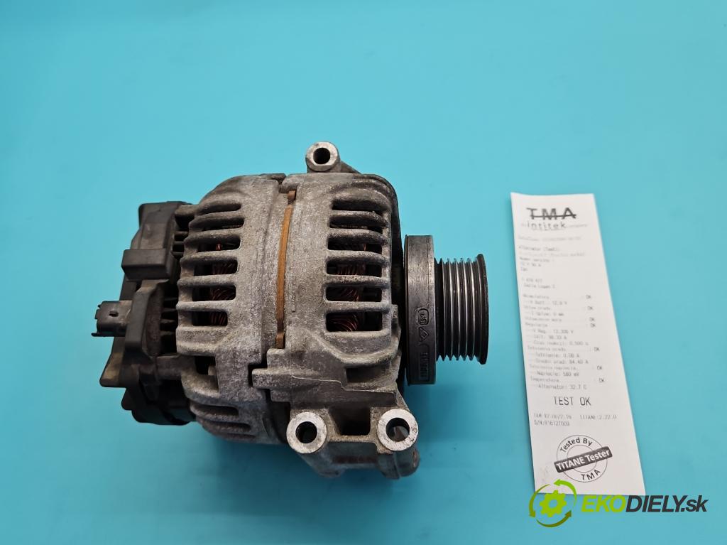 Dacia Logan I 2005-2014 1.6 8V 87 HP manual 64 kW 1598 cm3 4- Alternator 8200438148 (Alternátor)