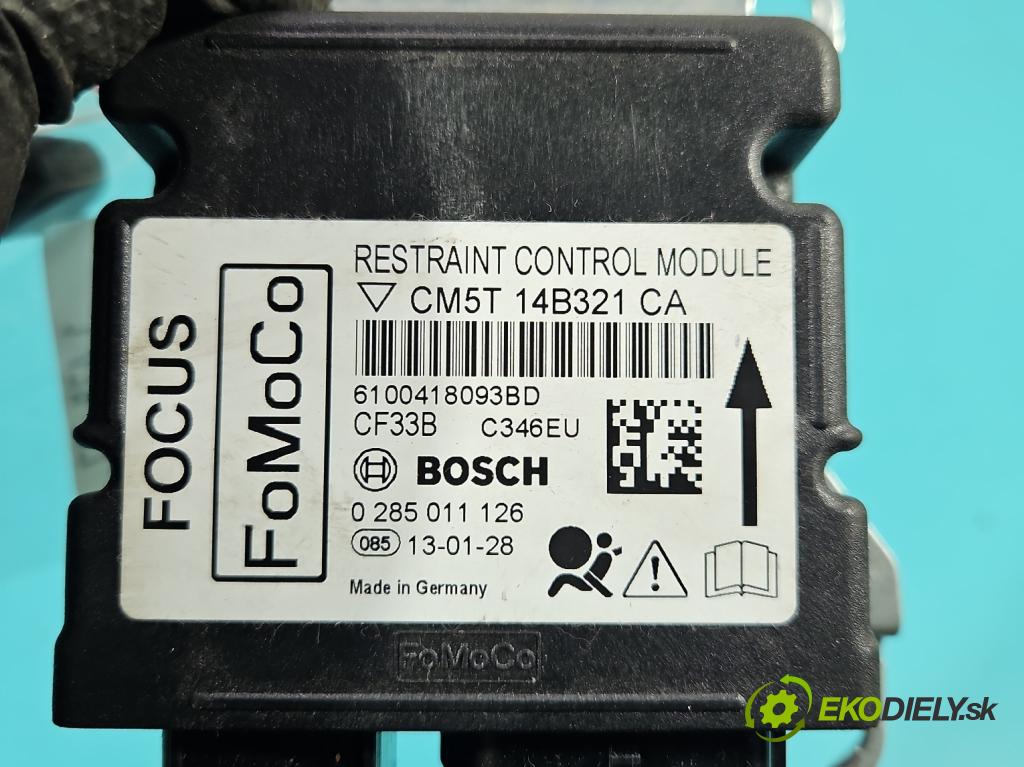 Ford Focus Mk3 2010-2018 2.0 tdci 116 HP automatic 85 kW 1997 cm3 5- riadiaca jednotka vankúše: CM5T-14B321-CA