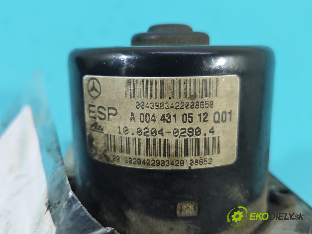 Mercedes C W203 2000-2007 2,2.0 CDI 116 hp manual 85 kW 2148 cm3 4- čerpadlo abs A2035451632 (Pumpa ABS)