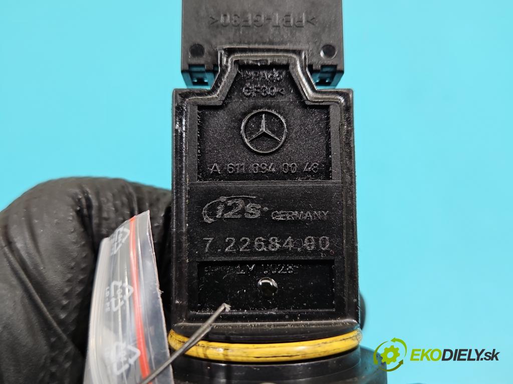 Mercedes C W203 2000-2007 2,2.0 CDI 116 HP manual 85 kW 2148 cm3 4- průtokoměr: A6110940048 (Váha vzduchu)