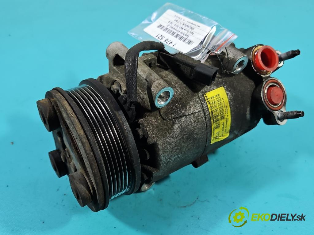 Ford Focus Mk3 2010-2018 2.0 tdci 116 HP automatic 85 kW 1997 cm3 5- Kompresor: klimatizácie AV61-19D629-DB (Kompresor klimatizácie)