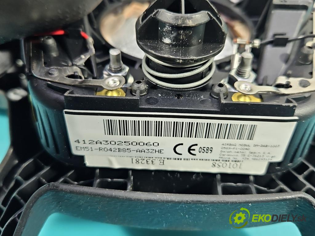 Ford Focus Mk3 2010-2018 2.0 tdci 116 HP automatic 85 kW 1997 cm3 5- airbag vzduch: Řidiči: EM51-R042B85-AA3ZHE (Airbag)
