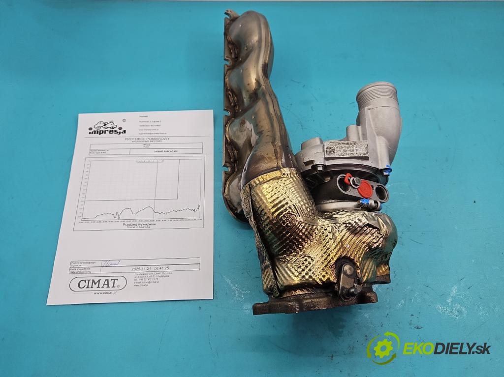 Audi A7 4G 2010-2018 4.0 V8 TFSI 420 hp automatic 309 kW 3993 cm3 5- turbodúchadlo, turbo repasovaná 079145703P