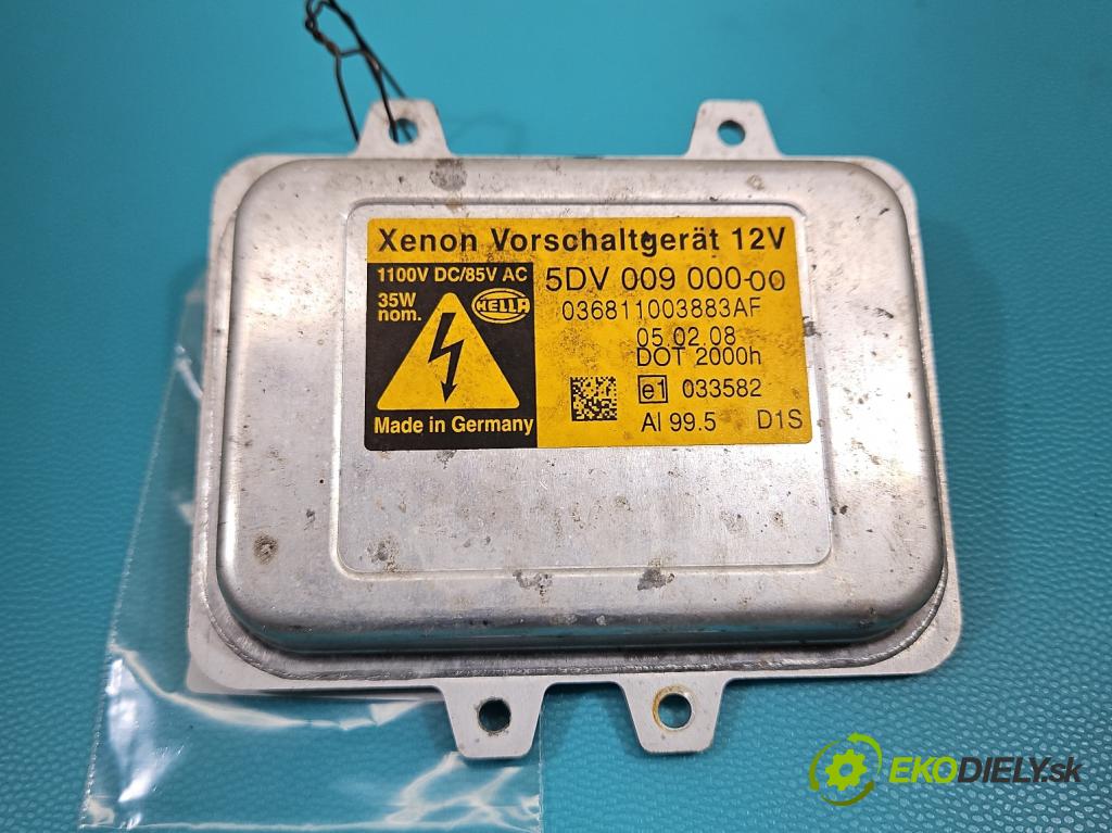 Vw Tiguan I 2007-2016 1.4 TSI 150 hp manual 110 kW 1390 cm3 5- měnič xenon 5DV009000-00 (Měniče)