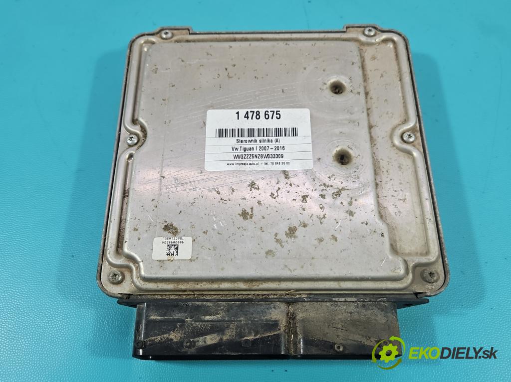Vw Tiguan I 2007-2016 1.4 TSI 150 HP manual 110 kW 1390 cm3 5- riadiaca jednotka motora 03C906032T