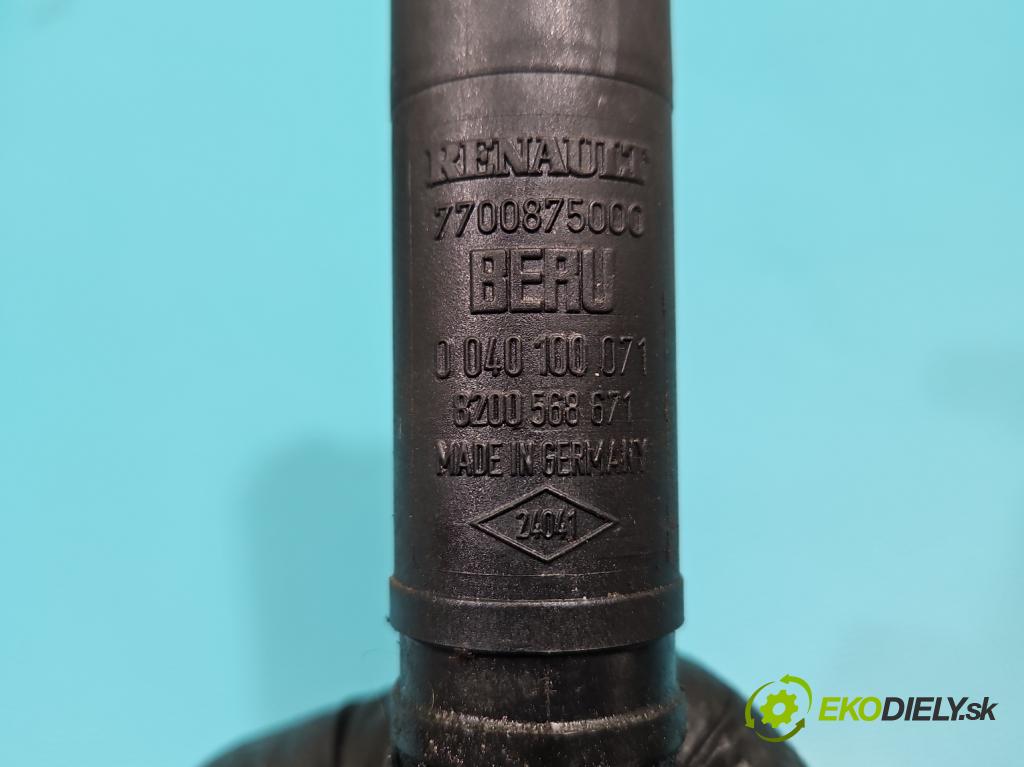 Renault Megane III 2008-2016 1.6 16V 101 HP manual 74 kW 1598 cm3 5- cievka zapaľovacia 8200568671 (Zapaľovacia cievka)