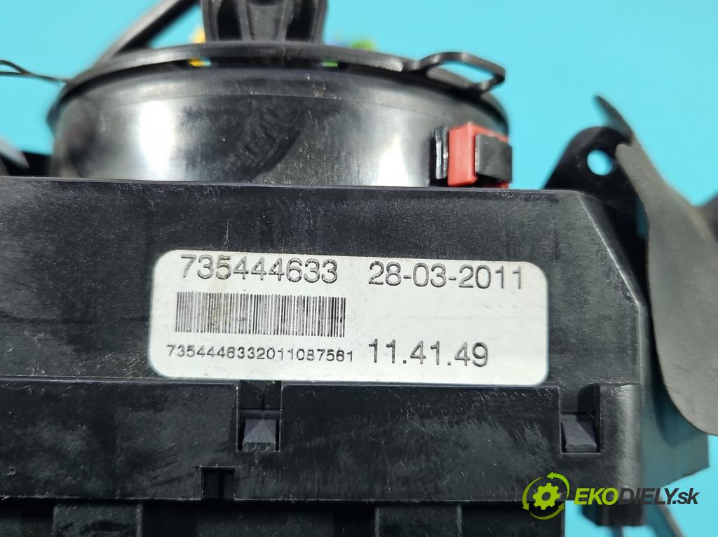 Fiat Panda II 2003-2012 1.2 8v 69KM manual 51 kW 1242 cm3 5- prepínač komplex: 735444633 (Prepínacie páčky pod volantom)