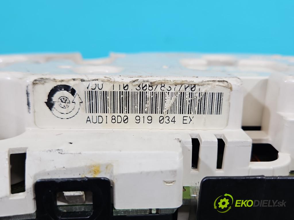 Audi A4 B5 1994-2001 1.9 tdi 110 HP manual 81 kW 1896 cm3 5- prístrojovka/ budíky 8D0919034EX (Prístrojová doska)