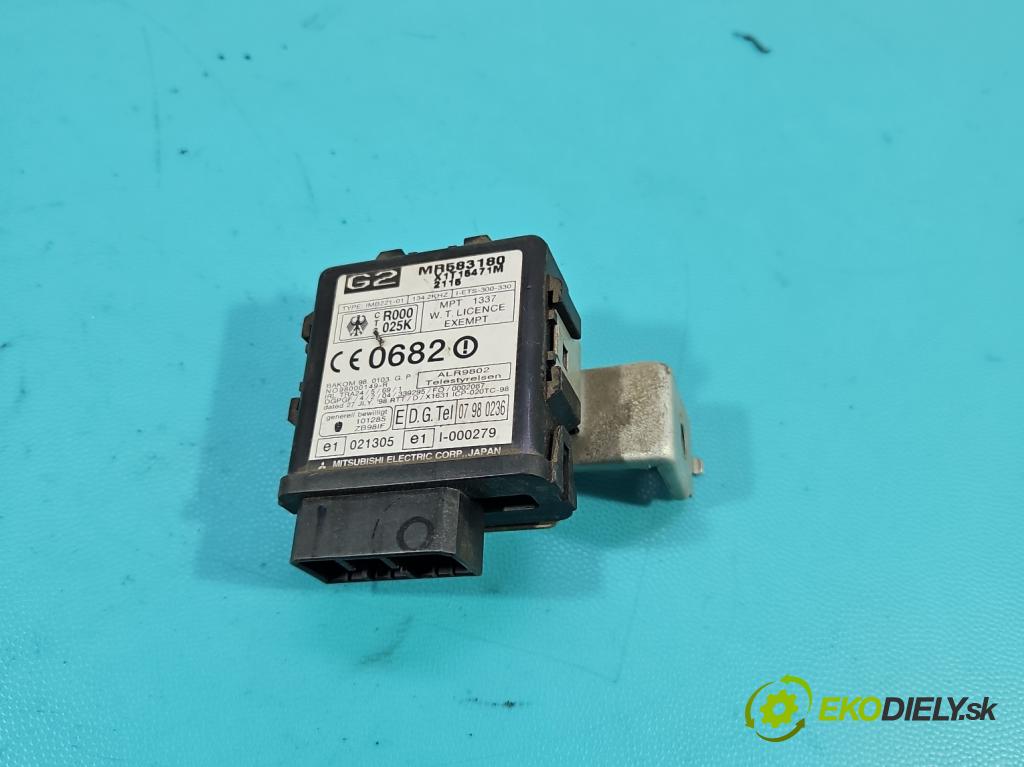 Mitsubishi Galant VIII 1993-2003 2.0 16V 133 HP manual 98 kW 1997 cm3 4- riadiaca jednotka motora MR507625