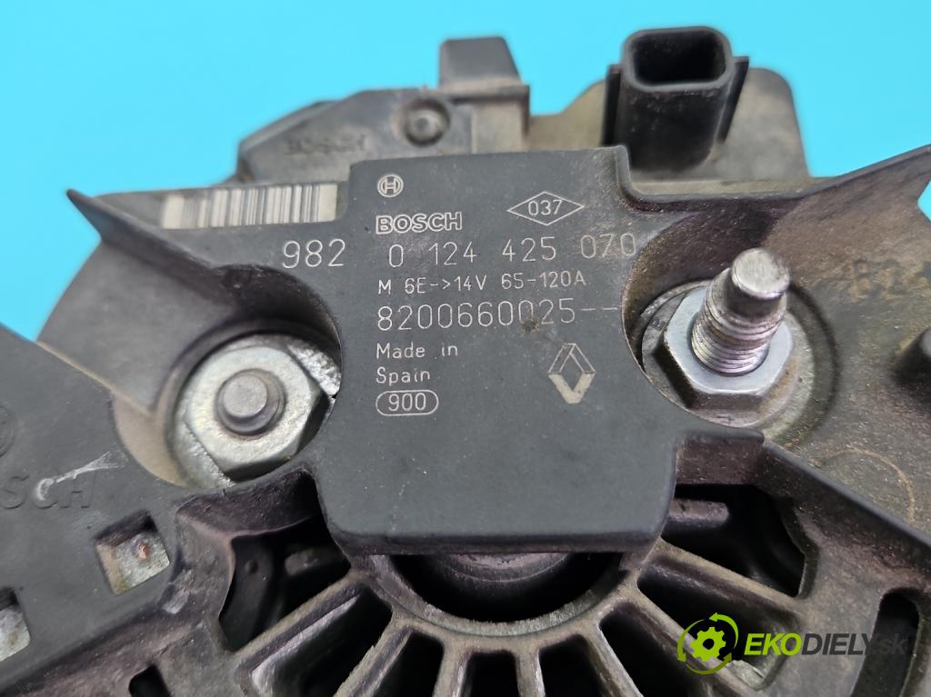 Renault Megane III 2008-2016 1.6 16V 101 HP manual 74 kW 1598 cm3 5- Alternator 8200660025 (Alternátor)