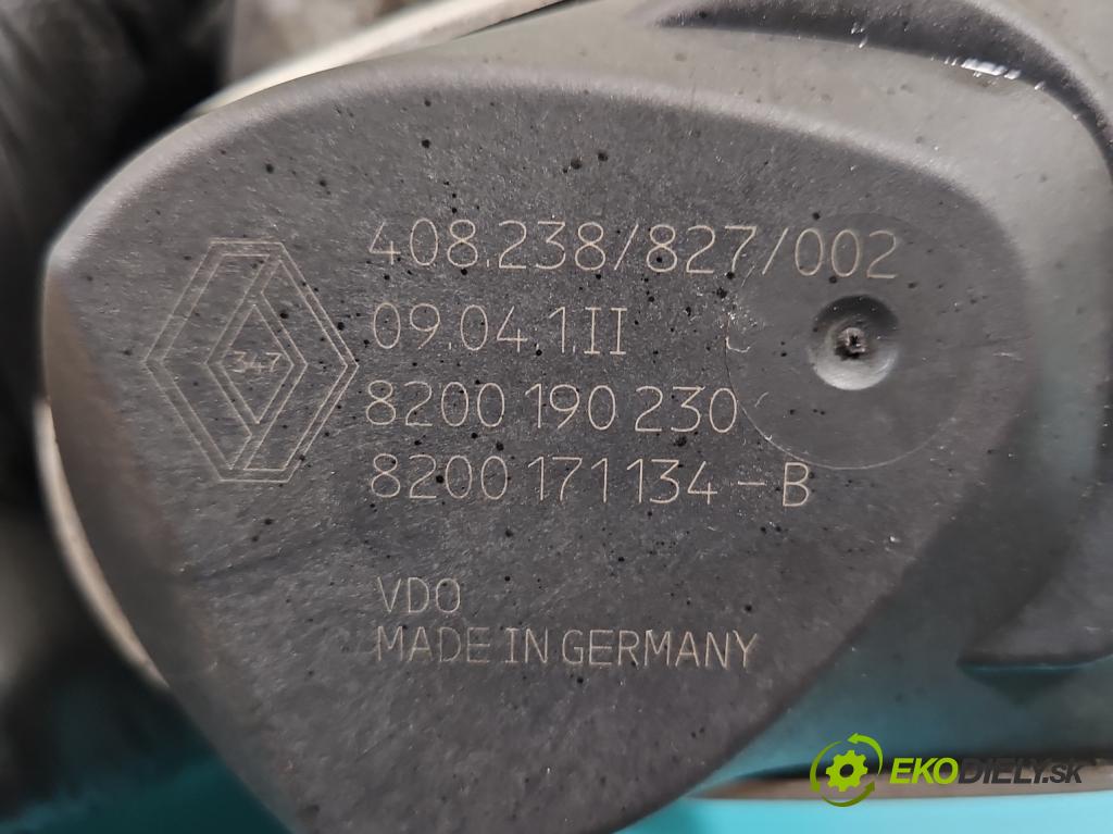 Renault Megane III 2008-2016 1.6 16V 101 HP manual 74 kW 1598 cm3 5- klapka 8200190230 (Škrtiaca klapka)