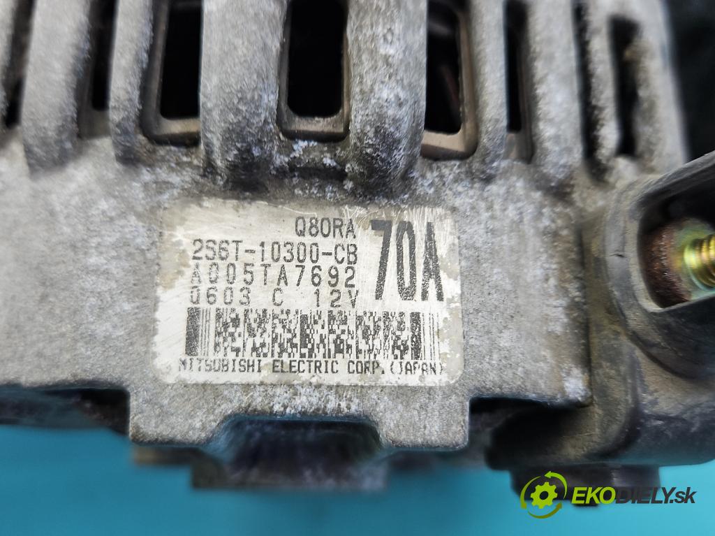 Ford Fusion 1.4 16V 80 HP manual 59 kW 1388 cm3 5- Alternator 2S6T-10300-CB (Alternátor)