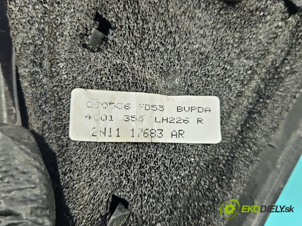 Ford Fusion 1.4 16V 80 hp manual 59 kW 1388 cm3 5- zpětné zrcátko levé 2N11-17683-AR (Klika dveří ostatní)