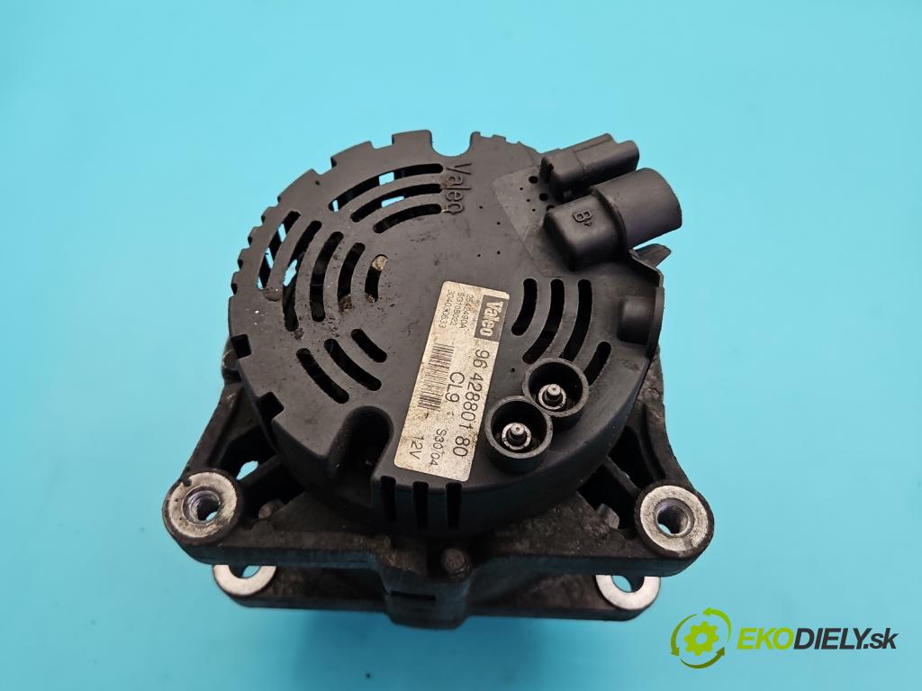 Peugeot 407 1,8.0 16V 116 HP manual 85 kW 1749 cm3 5- Alternator 9642880180 (Alternátor)
