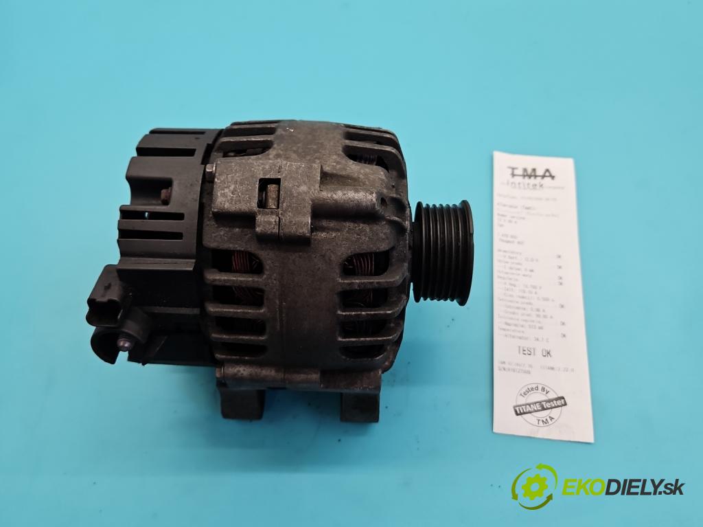 Peugeot 407 1,8.0 16V 116 HP manual 85 kW 1749 cm3 5- Alternator 9642880180 (Alternátor)