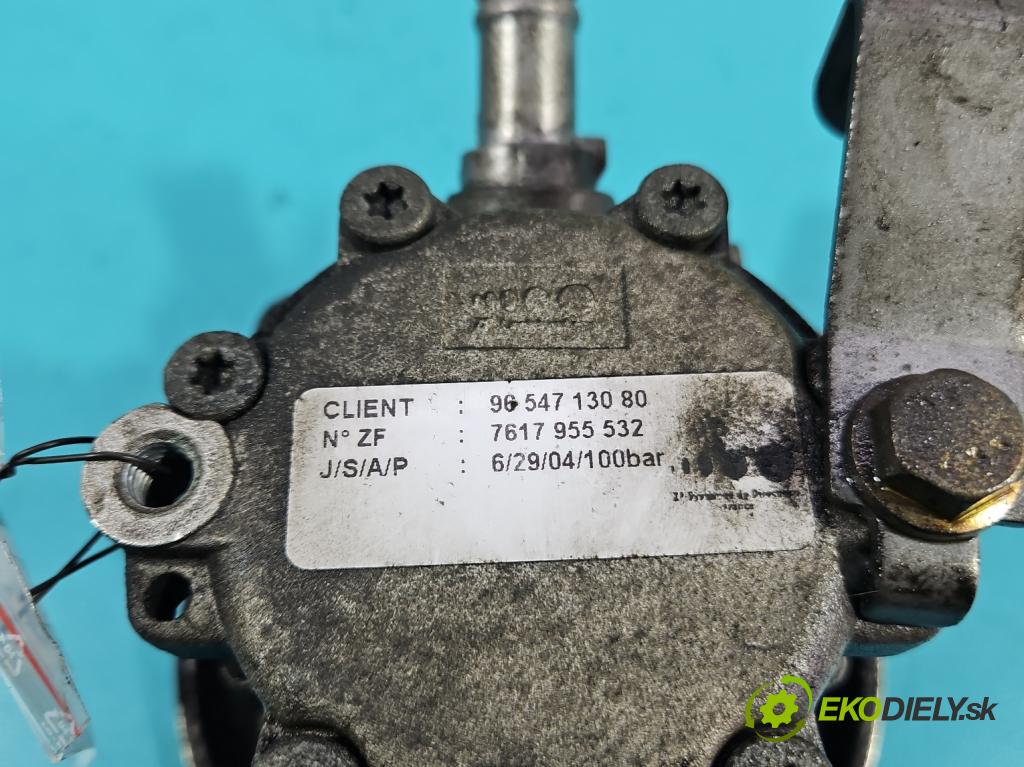 Peugeot 407 1,8.0 16V 116 HP manual 85 kW 1749 cm3 5- čerpadlo posilovač 9654713080 (Servočerpadlo)