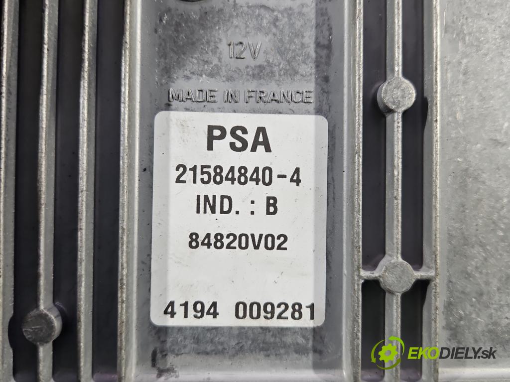 Peugeot 407 1,8.0 16V 116 HP manual 85 kW 1749 cm3 5- riadiaca jednotka motora 9654131380