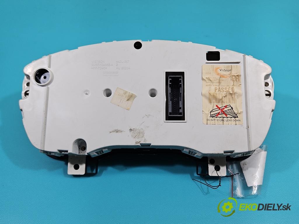 Ford Focus Mk2 2004-2011 1.6 16V 101 HP manual 74 kW 1596 cm3 5- prístrojovka/ budíky 3M5F-10841-B (Prístrojová doska)