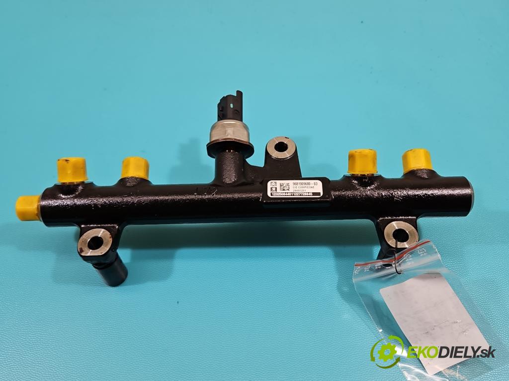 Ford Focus Mk3 2010-2018 2.0 tdci 116 HP automatic 85 kW 1997 cm3 5- lišta vstrekovacia 9681909680 (Vstrekovacia lišta)