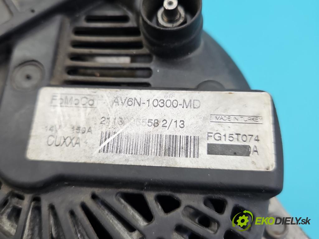 Ford Focus Mk3 2010-2018 2.0 tdci 116 HP automatic 85 kW 1997 cm3 5- Alternator AV6N-10300-MD (Alternátor)