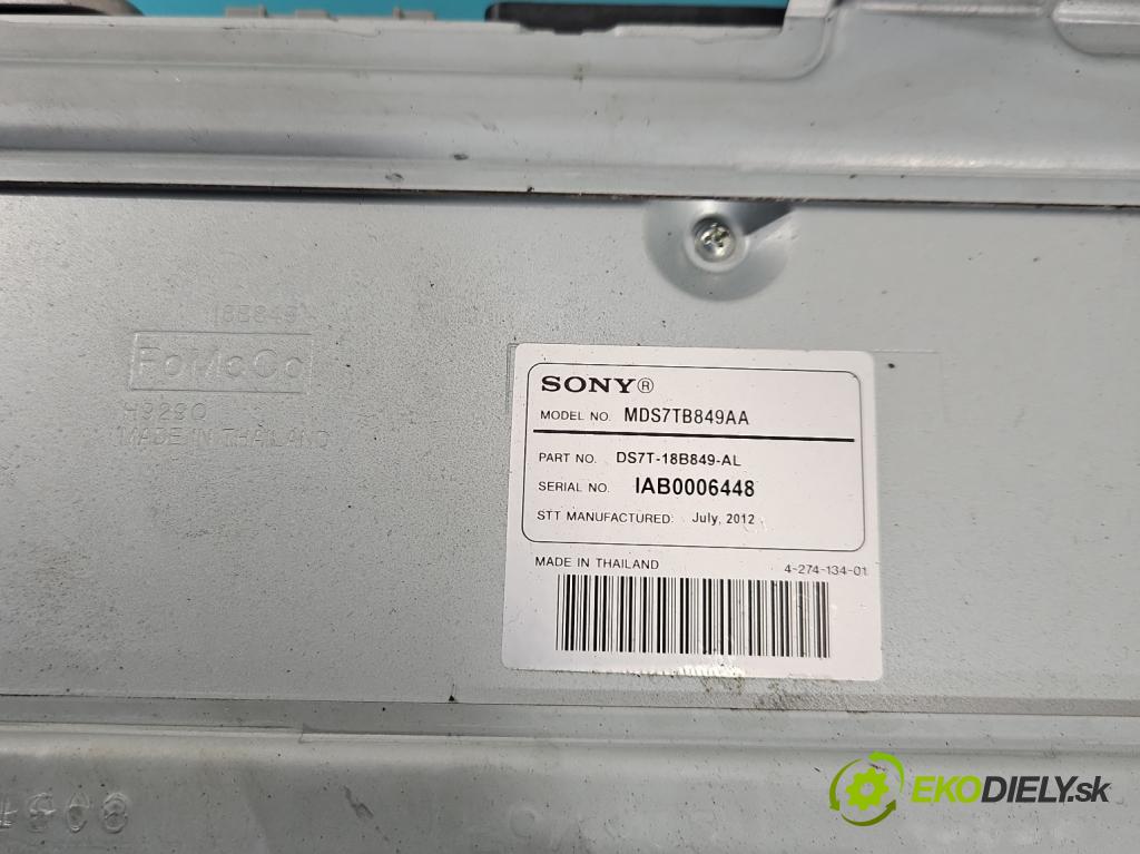 Ford Fusion USA 2012-2020 2.0 EcoBoost: 239KM automatic 176 kW 1999 cm3 4- Zesilovač: DS7T-18T806-AM (Zosilňovač)