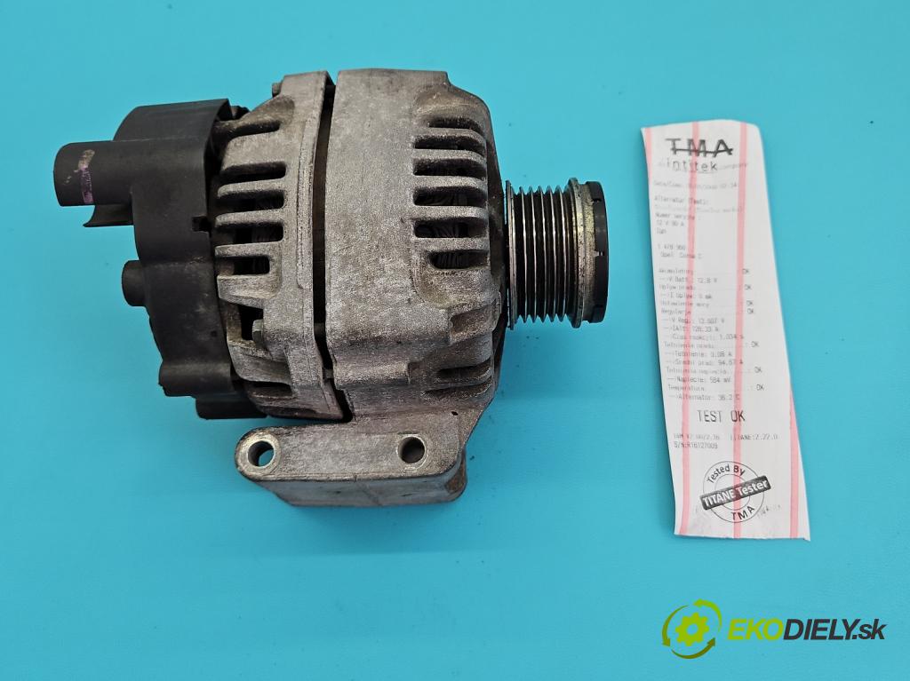 Opel Corsa C 2000-2006 1,3.0 cdti 69KM manual 51 kW 1248 cm3 3- Alternator 13117279YQ (Alternátor)