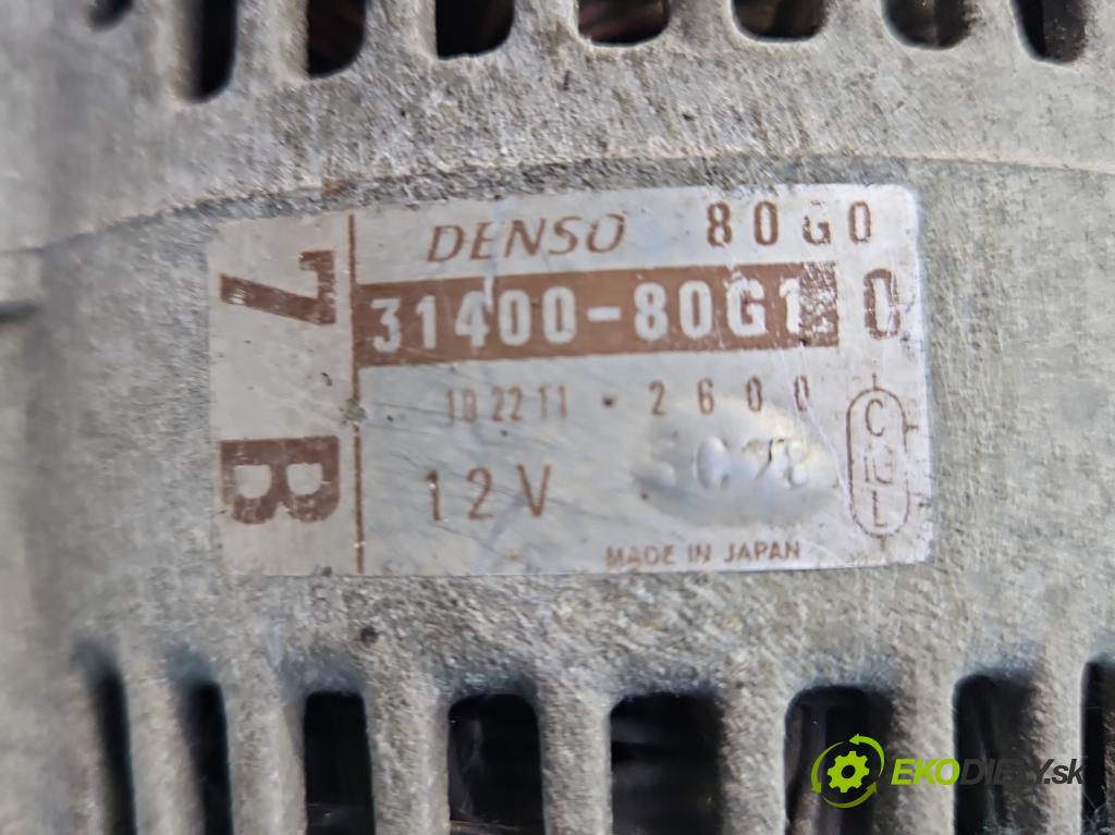 Suzuki Liana 1.6 16V 103 HP manual 76 kW 1586 cm3 5- Alternator 31400-80G1 (Alternátor)