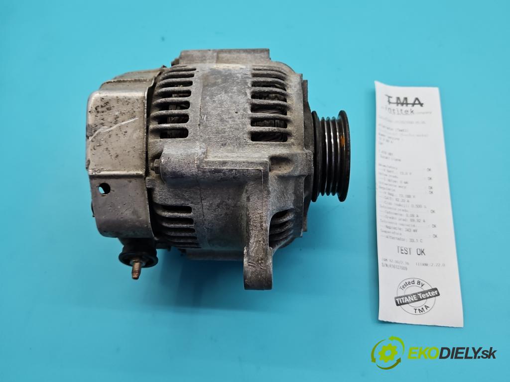 Suzuki Liana 1.6 16V 103 HP manual 76 kW 1586 cm3 5- Alternator 31400-80G1 (Alternátor)