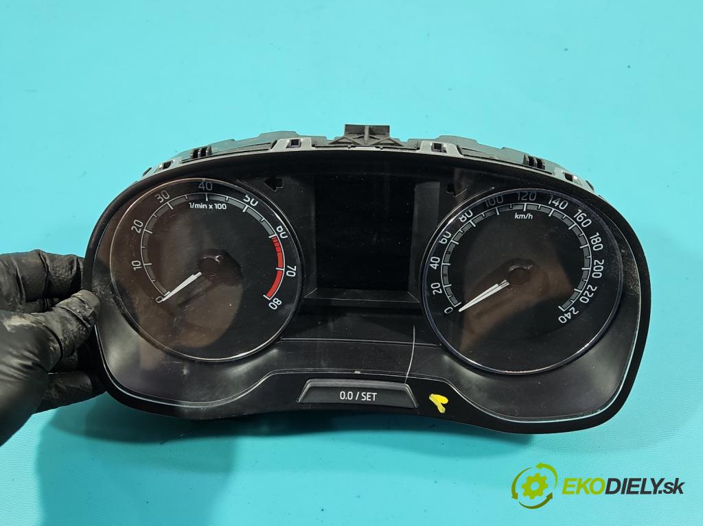 Skoda Fabia III 2014- 2021 1.0 MPI 60 HP manual 44 kW 999 cm3 5- prístrojovka/ budíky 6V0920730D (Prístrojová doska)
