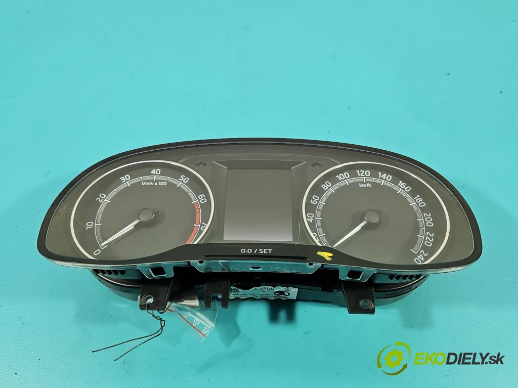 Skoda Fabia III 2014- 2021 1.0 MPI 60 HP manual 44 kW 999 cm3 5- prístrojovka/ budíky 6V0920730D (Prístrojová doska)