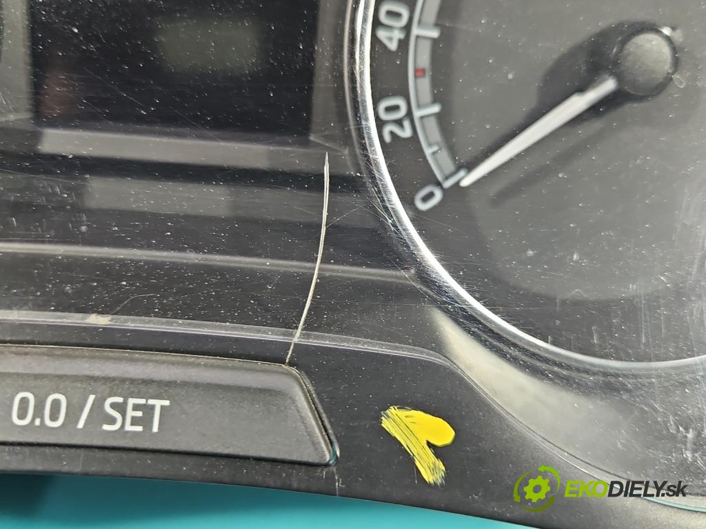 Skoda Fabia III 2014- 2021 1.0 MPI 60 HP manual 44 kW 999 cm3 5- prístrojovka/ budíky 6V0920730D (Prístrojová doska)