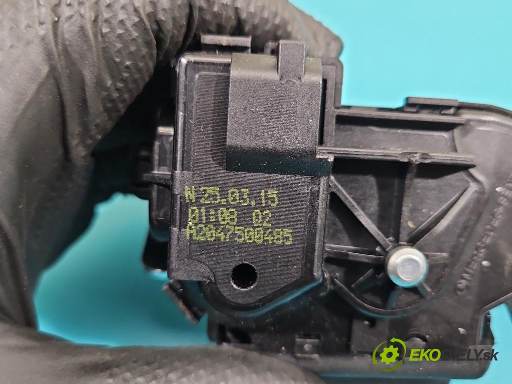 Mercedes C W205 2014–2021 2.0 16V 184hp automatic 135 kW 1991 cm3 4- zámok kufrové dvere zadné A2047500485