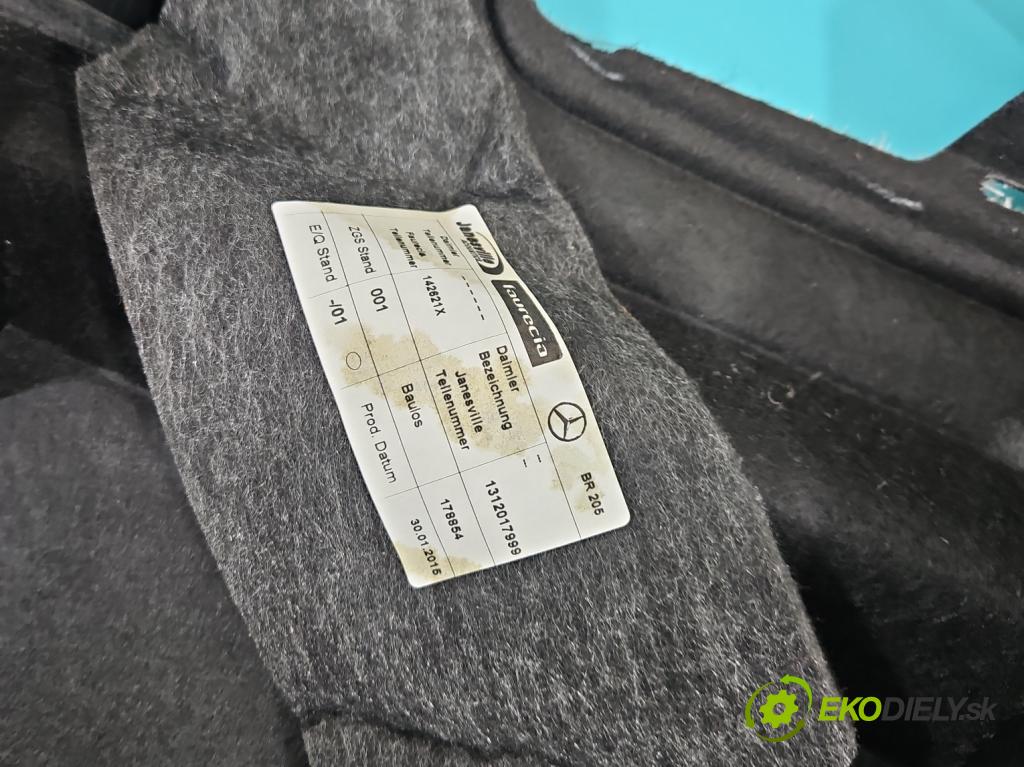 Mercedes C W205 2014–2021 2.0 16V 184 hp automatic 135 kW 1991 cm3 4- pláto zadní A2056905349 (Plata kufrů)