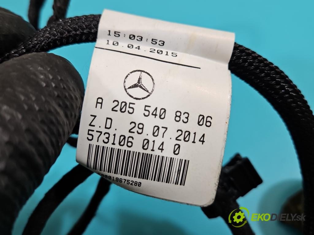 Mercedes C W205 2014–2021 2.0 16V 184 hp automatic 135 kW 1991 cm3 4- Balíček: dveře přední pravých A2055408306