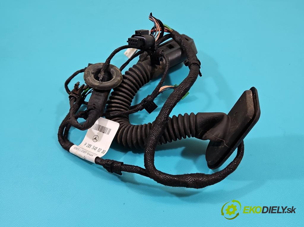 Mercedes C W205 2014–2021 2.0 16V 184hp automatic 135 kW 1991 cm3 4- Zväzok: dvere zadné vľavo: A2055409206