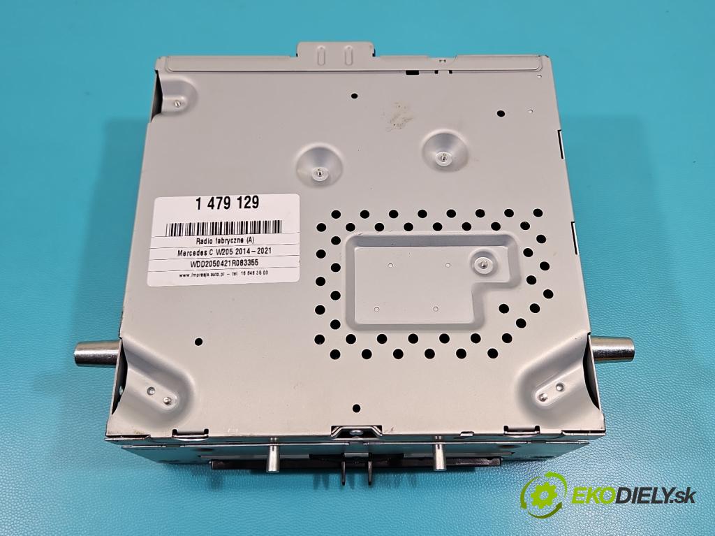 Mercedes C W205 2014–2021 2.0 16V 184hp automatic 135 kW 1991 cm3 4- Radio originál A2059008917