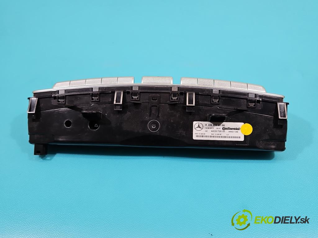 Mercedes C W205 2014–2021 2.0 16V 184hp automatic 135 kW 1991 cm3 4- panel kúrenia A2059058105