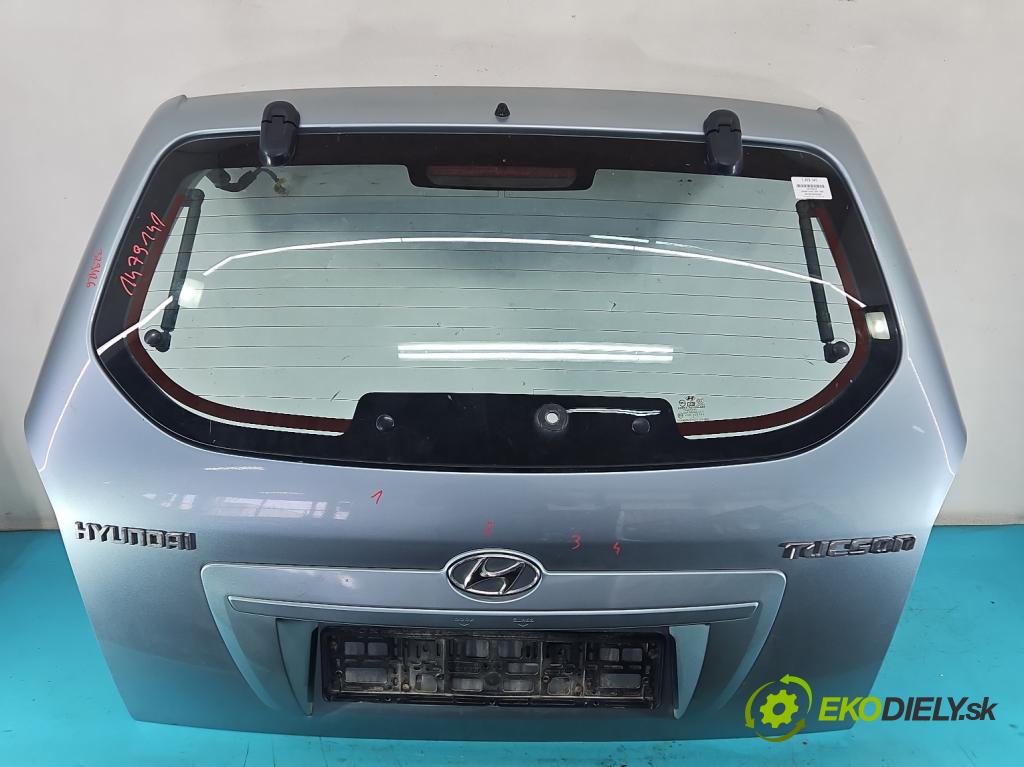 Hyundai Tucson I 2004-2009 2.0 16V 141 hp manual 104 kW 1975 cm3 5- zadní kufrové dveře  (Zadní kapota (kufr))