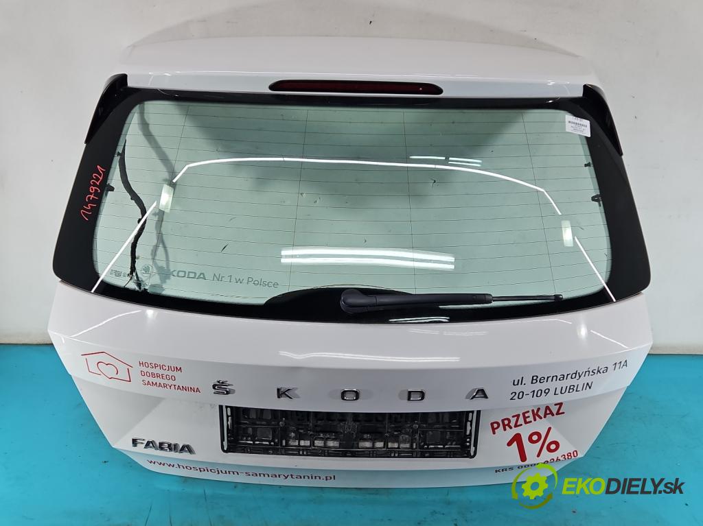 Skoda Fabia III 2014- 2021 1.0 MPI 60 hp manual 44 kW 999 cm3 5- zadní kufrové dveře  (Zadní kapota (kufr))