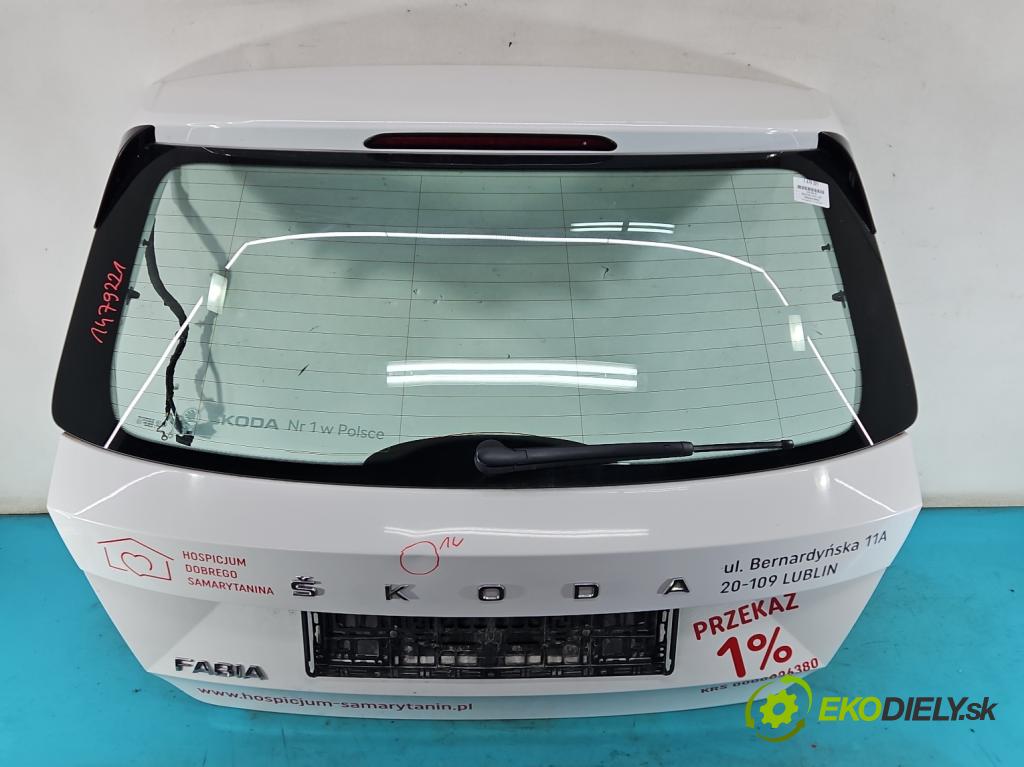 Skoda Fabia III 2014- 2021 1.0 MPI 60 hp manual 44 kW 999 cm3 5- zadní kufrové dveře  (Zadní kapota (kufr))