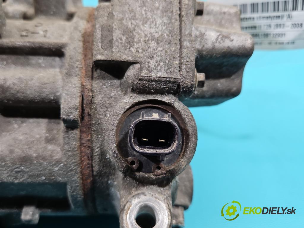 Toyota Avensis II T25 2003-2008 1.8 16V 129 HP manual 95 kW 1794 cm3 5- Kompresor: klimatizácie 447220-9247 (Kompresor klimatizácie)