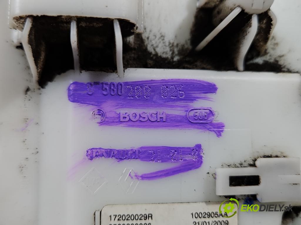 Renault Megane III 2008-2016 1.6 16V 101 HP manual 74 kW 1598 cm3 5- čerpadlo palivo 172020029R