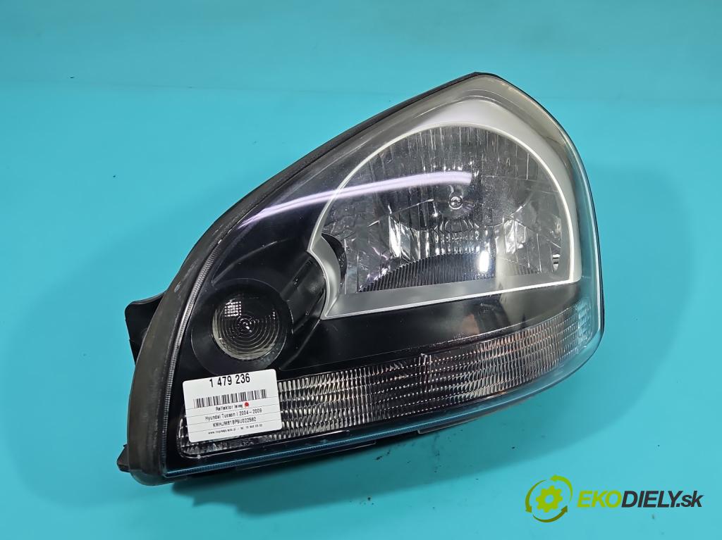 Hyundai Tucson I 2004-2009 2.0 16V 141 HP manual 104 kW 1975 cm3 5- Reflektor: ľavý 92101-2EXXX (Kľučka dverí ostatné)