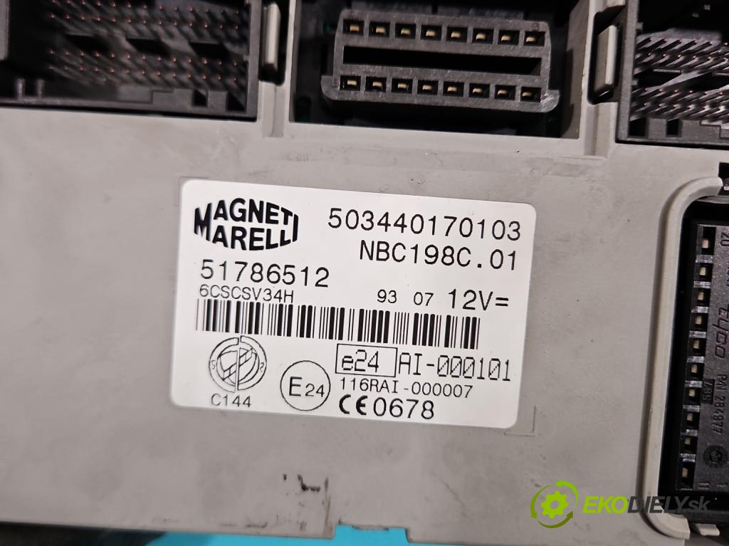 Fiat Bravo II 2007-2014 1.9 jtd 120 hp manual 88 kW 1910 cm3 5- skříňka pojistková 51786512 (Pojistková skříňka)