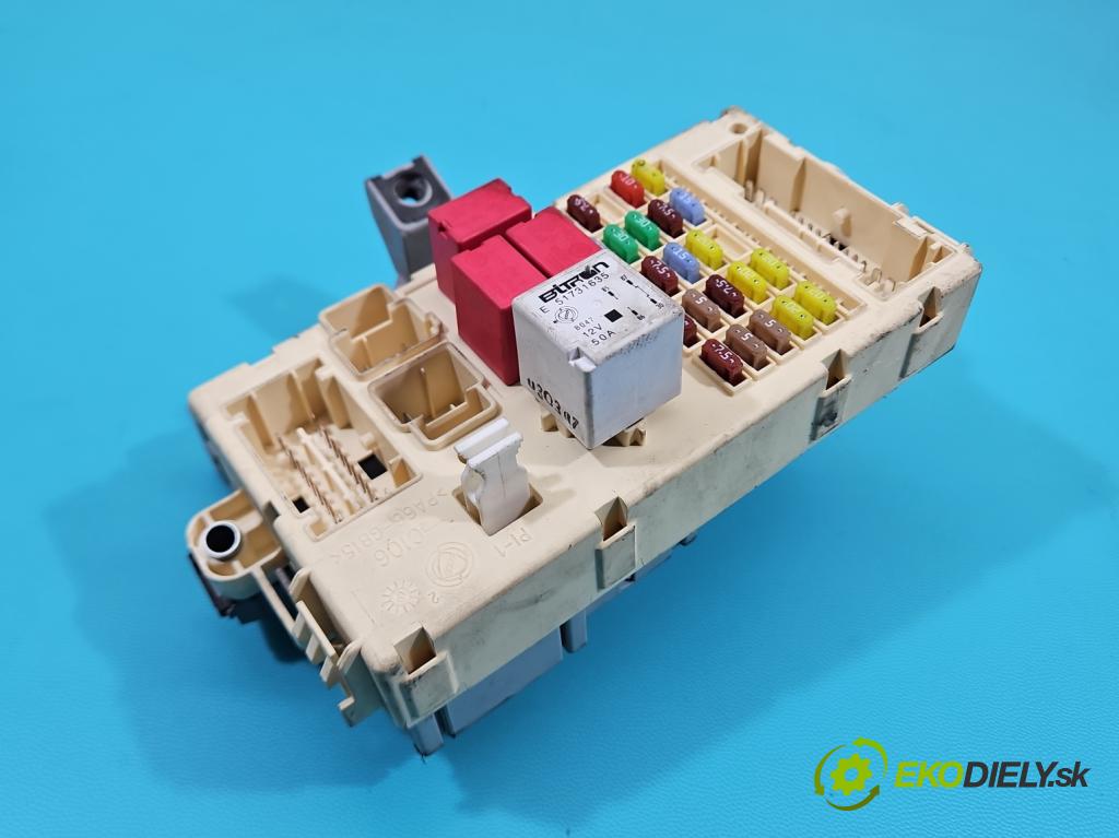 Fiat Bravo II 2007-2014 1.9 jtd 120 hp manual 88 kW 1910 cm3 5- skříňka pojistková 51786512 (Pojistková skříňka)